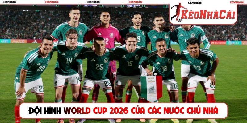 Đội hình World Cup 2026 của các nước chủ nhà