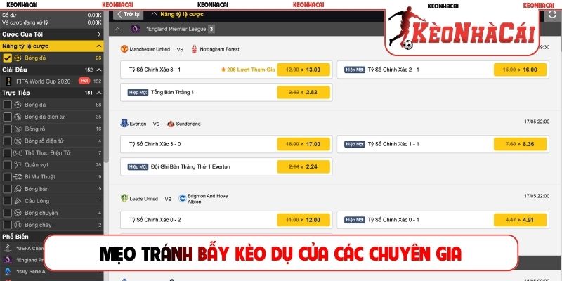 Mẹo tránh bẫy kèo dụ của các chuyên gia